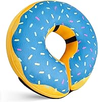 Vista 7 de Katoggy Collar Inflable para Perros, Cono Suave para Perros Después de Cirugía, Collares Donut E Ajustables Inflables para Perros y Gatos Pequeños