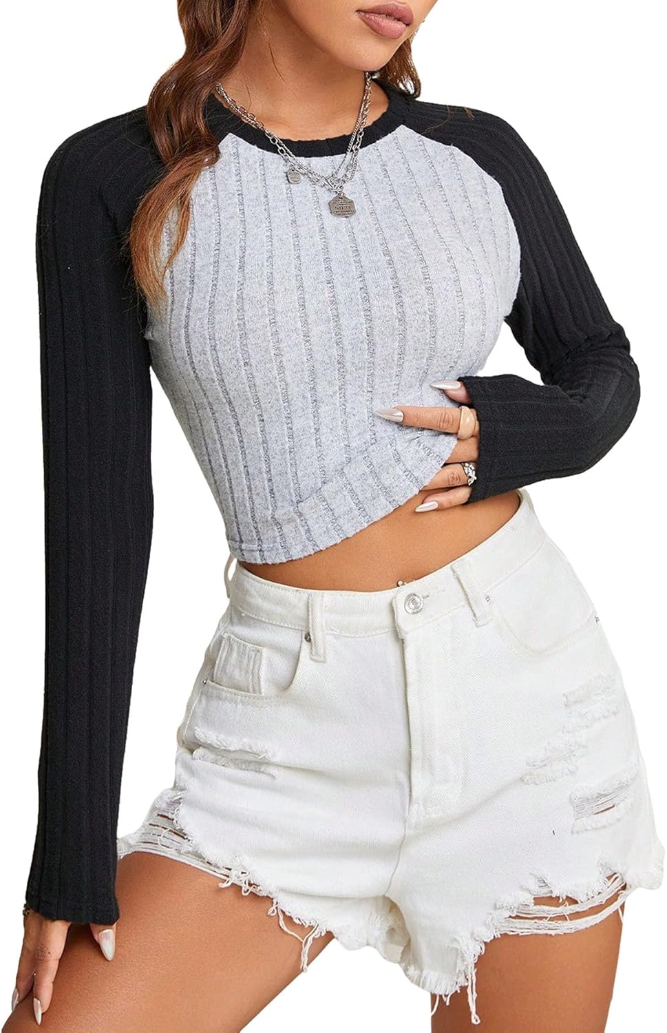 Floerns Women's Plaid Checkered Mock Neck Crop Top Nigeria Ubuy