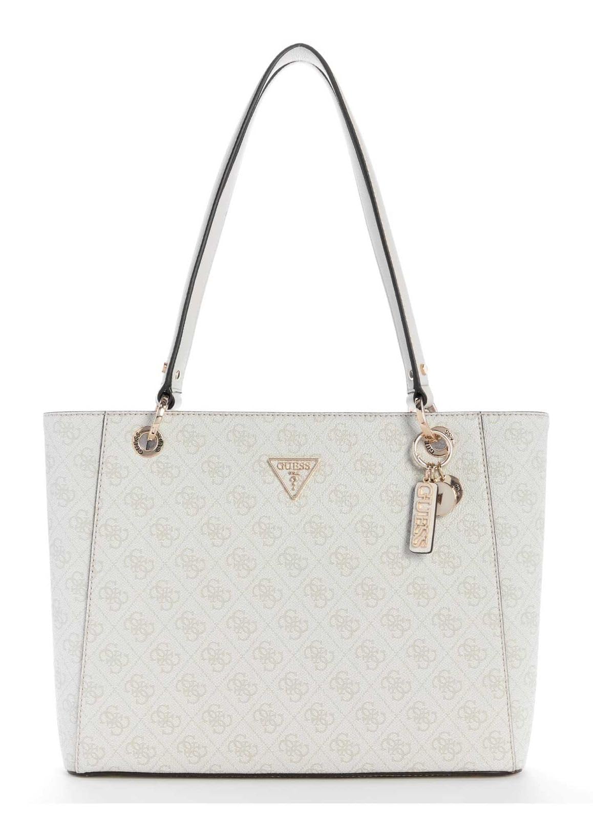 GUESS shoulder bag shopper bag Noelle II Tote Bone Logo beige