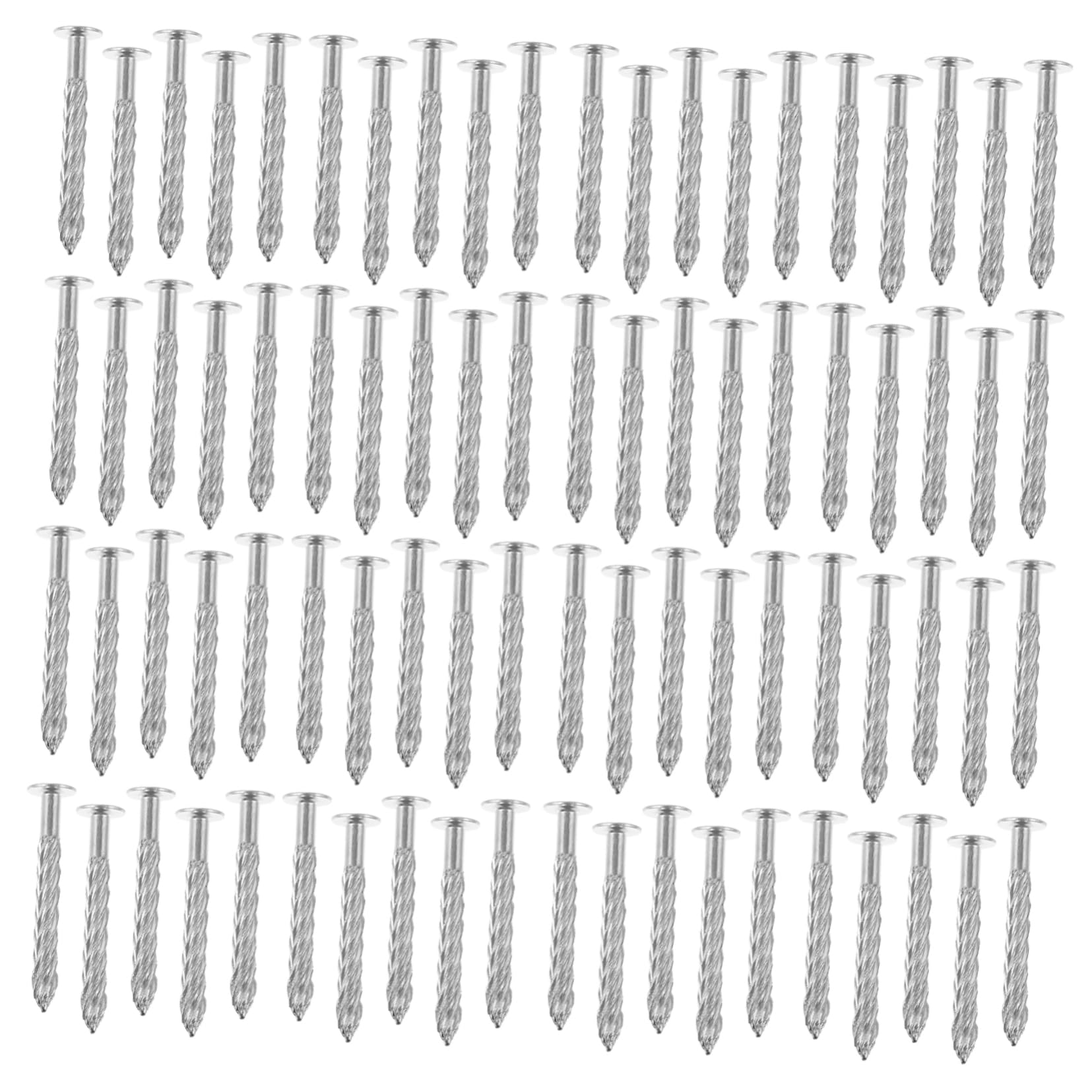 SOLUSTRE Carpet Supply 100pcs M8x70 Trim Nails Stainless Steel Screw Nails Versatile Expansion Nails for Stairs