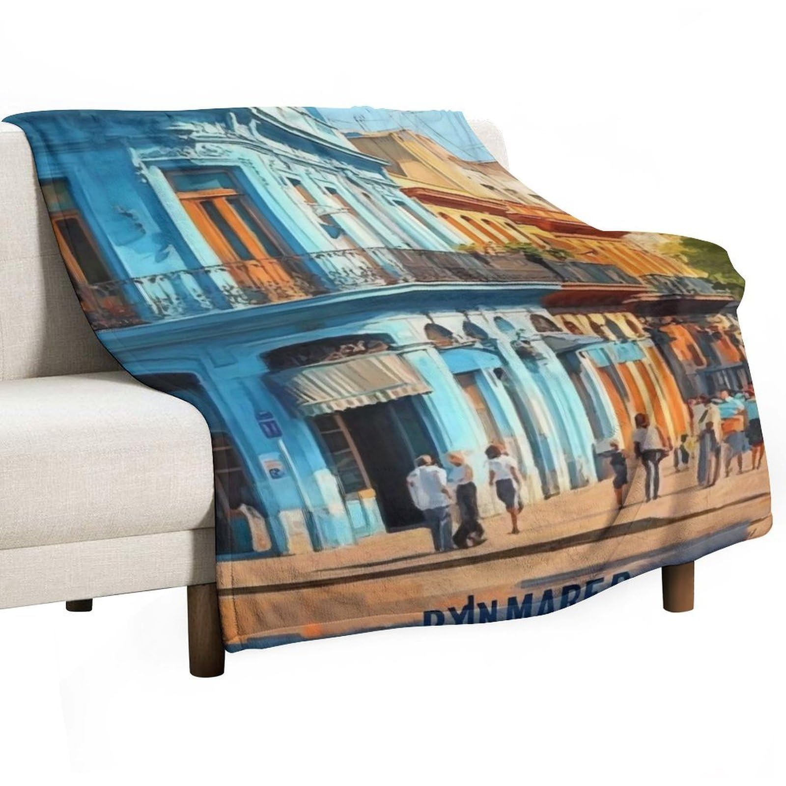 YHGSREUOH Buenos Aires (2) Flannel Blankets Fleece Soft Throw Lightweight Plush Gifts for Couch, Bed, Cozy Sofa Plush, Chair, Lovers 32x48inch(80x120cm)
