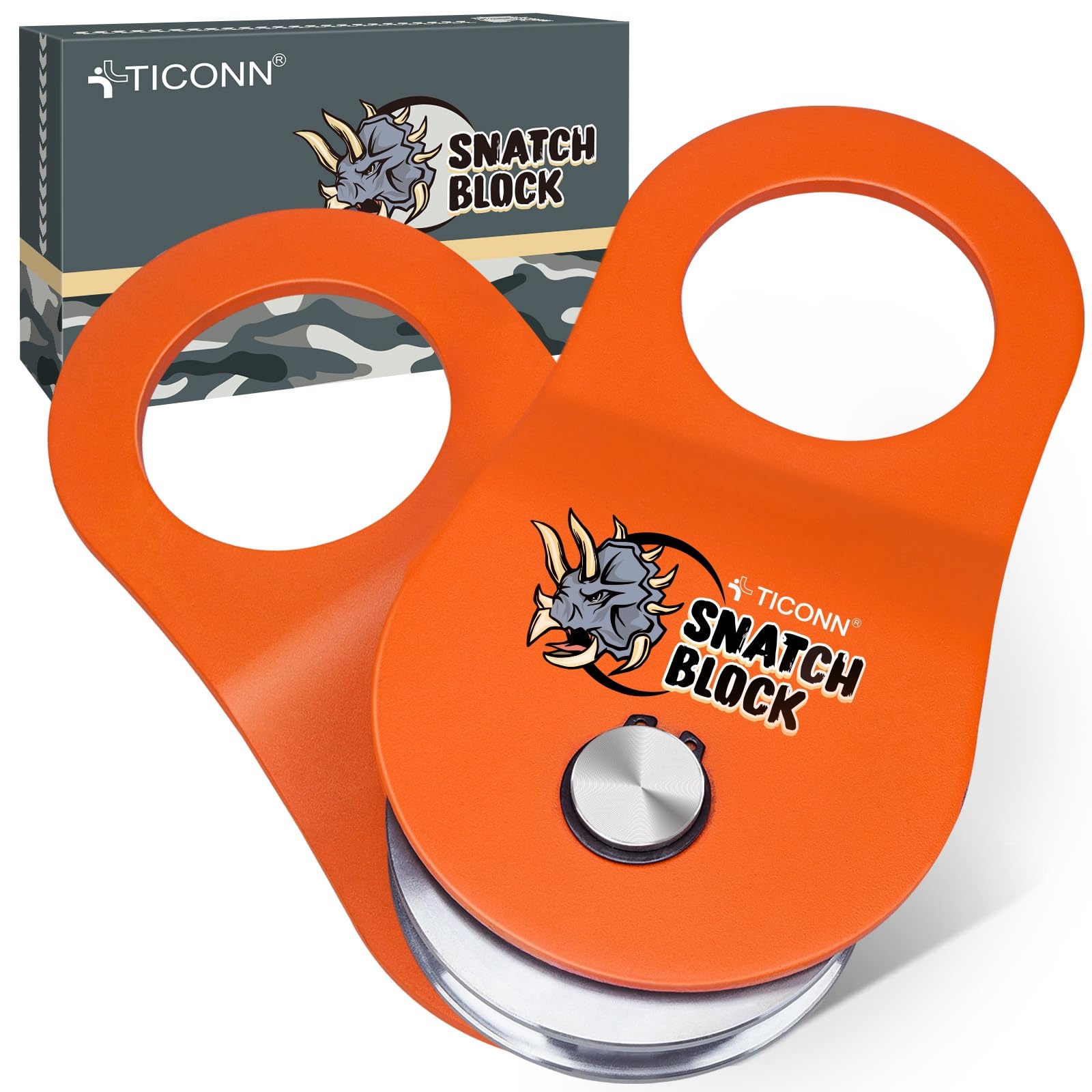 TICONN 10 Ton Winch Snatch Block Towing Pulley Blocks 22 - towing products and winches | Mubboo