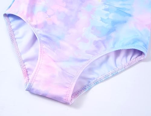 Miniatura 6 de TENVDA Trajes de baño de una pieza para niñas, traje de baño deportivo con cuello halter