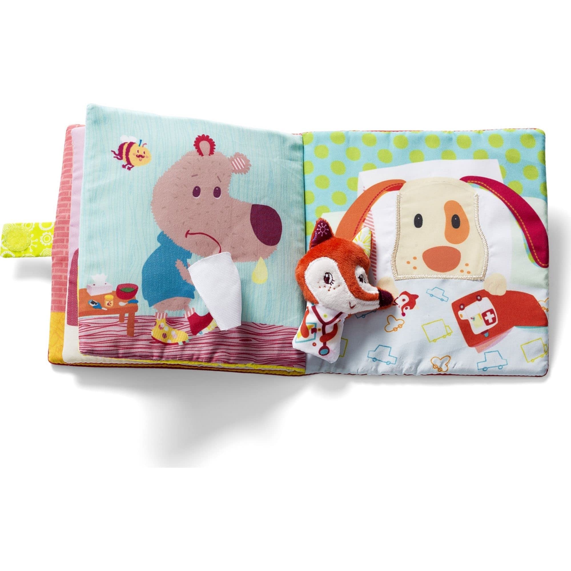 Livre D’Éveil Pour Bébé – Alice Docteur – Lilliputiens Avec Marionnette à Doigt – Histoire Douce Pour Apprendre Les Émotions – Dès 9 Mois