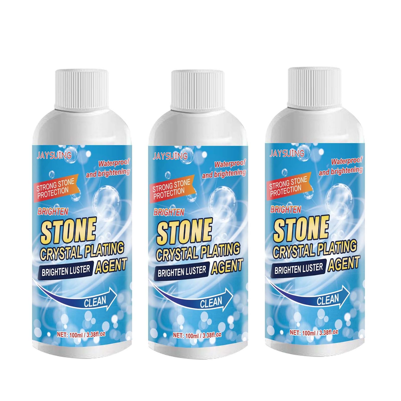 Agent de nettoyage de marbre Nano Crystal-Plating Agent - Nettoyant pour taches de pierre - Nettoyant et polissage pour marbre de cuisine