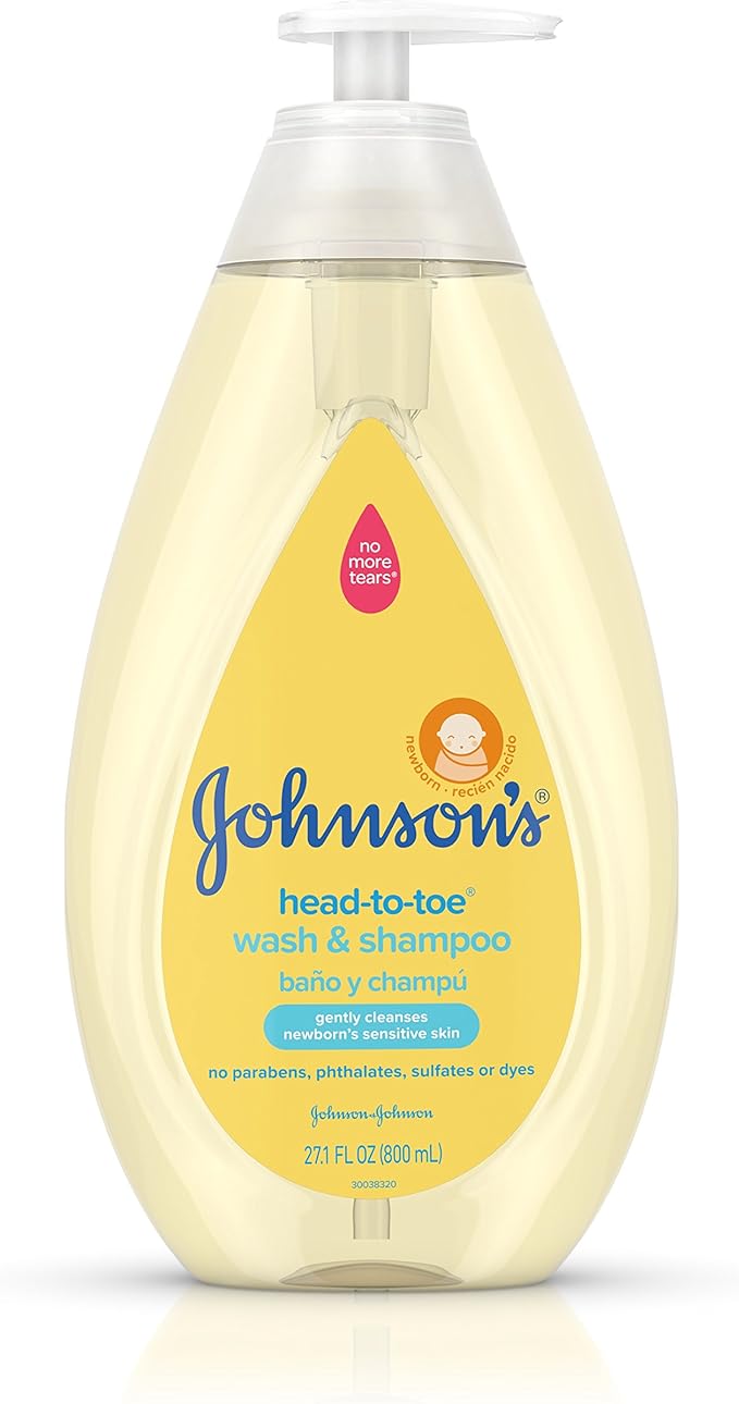 Johnson's Head-to-Toe Gentle Tear-Free Baby & Newborn Wash & Shampoo