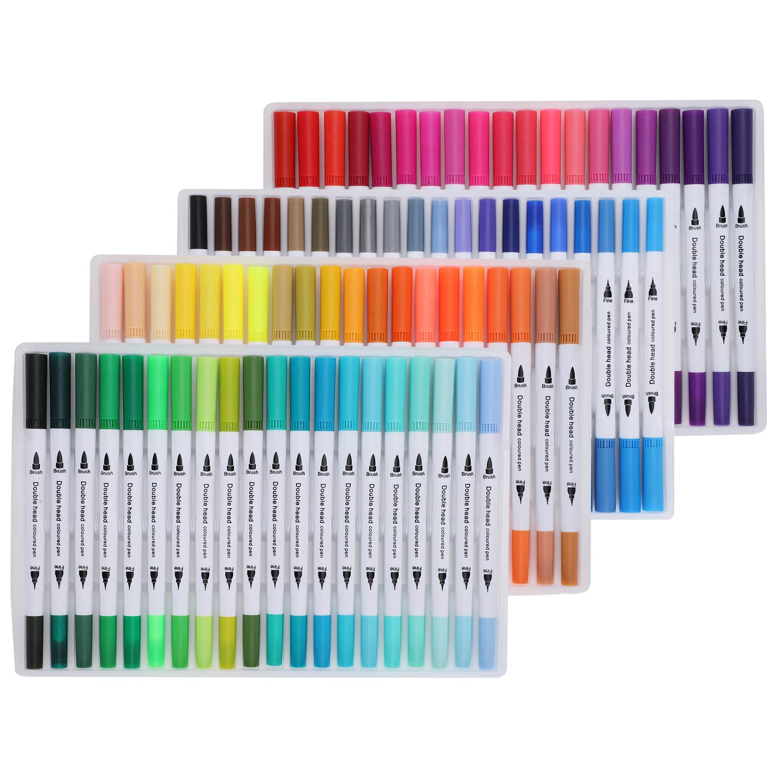 Cryfokt Aquarell-Marker Doppelpinsel Weiche Feinspitze für Professionelle