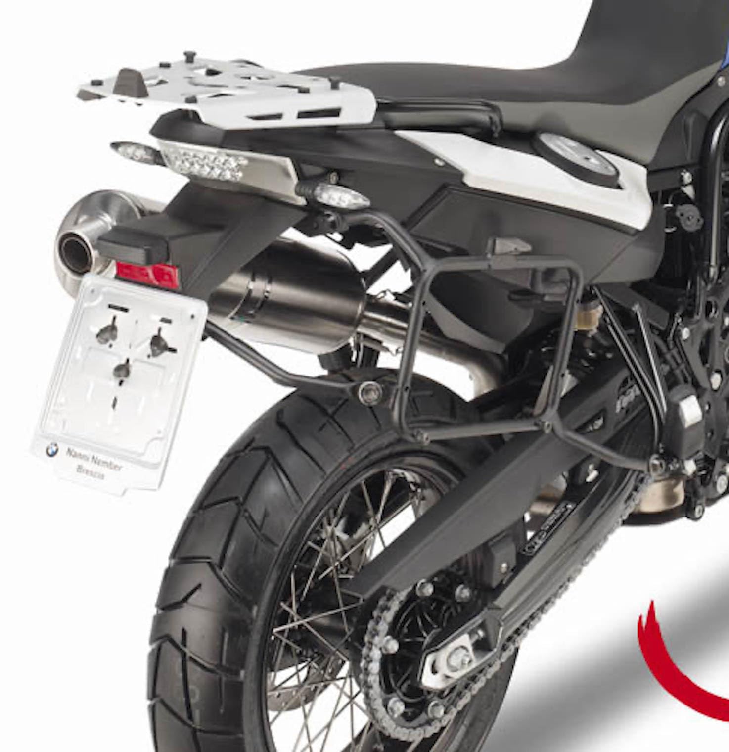 Equipaje listo para viajar con Givi PLR5103 en BMW F 650 GS 4