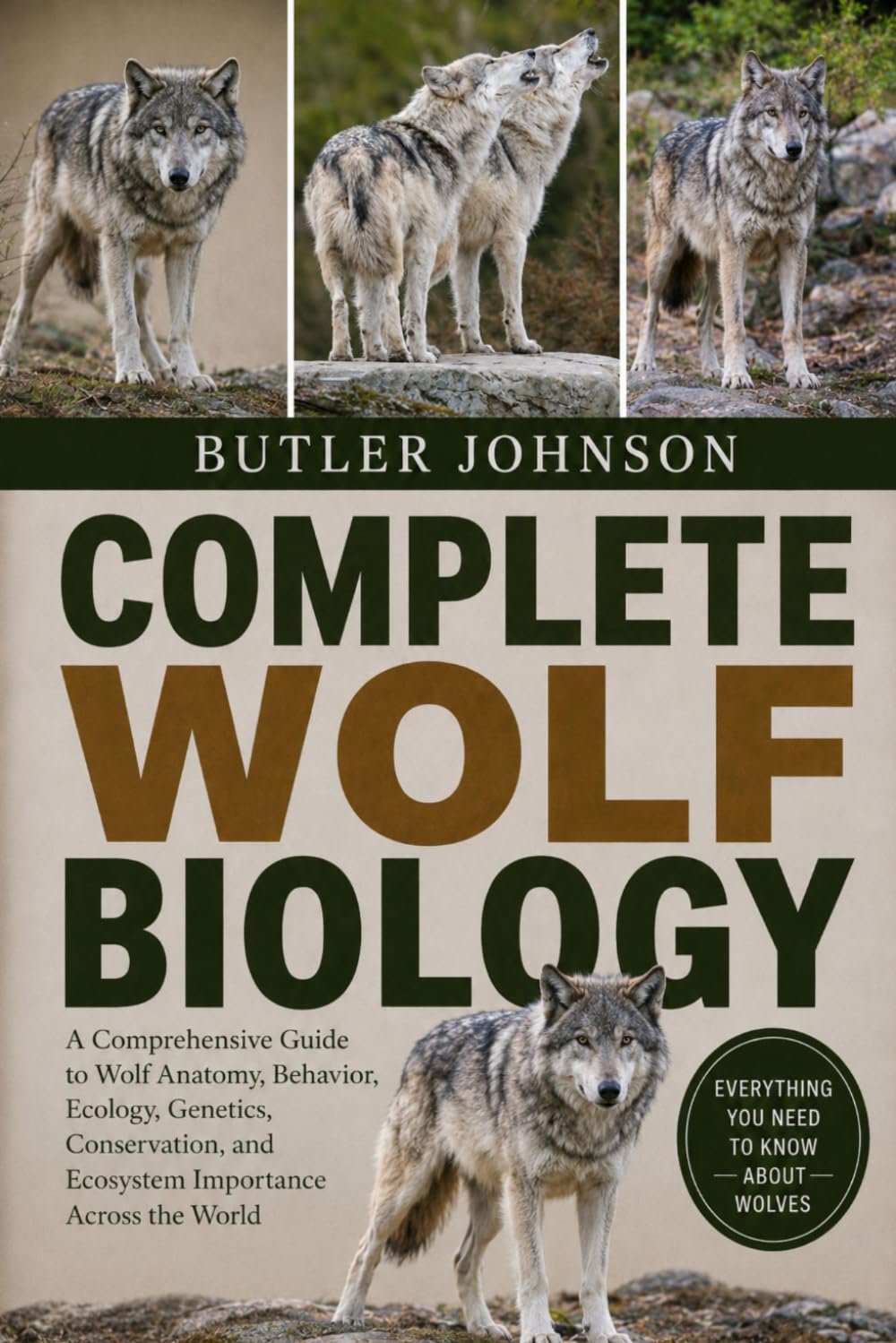 COMPLETE WOLF BIOLOGY: A Comprehensive Guide to Wolf Anatomy, Behavior, Ecology, Genetics, Conservation, and Ecosystem Importance Across the World