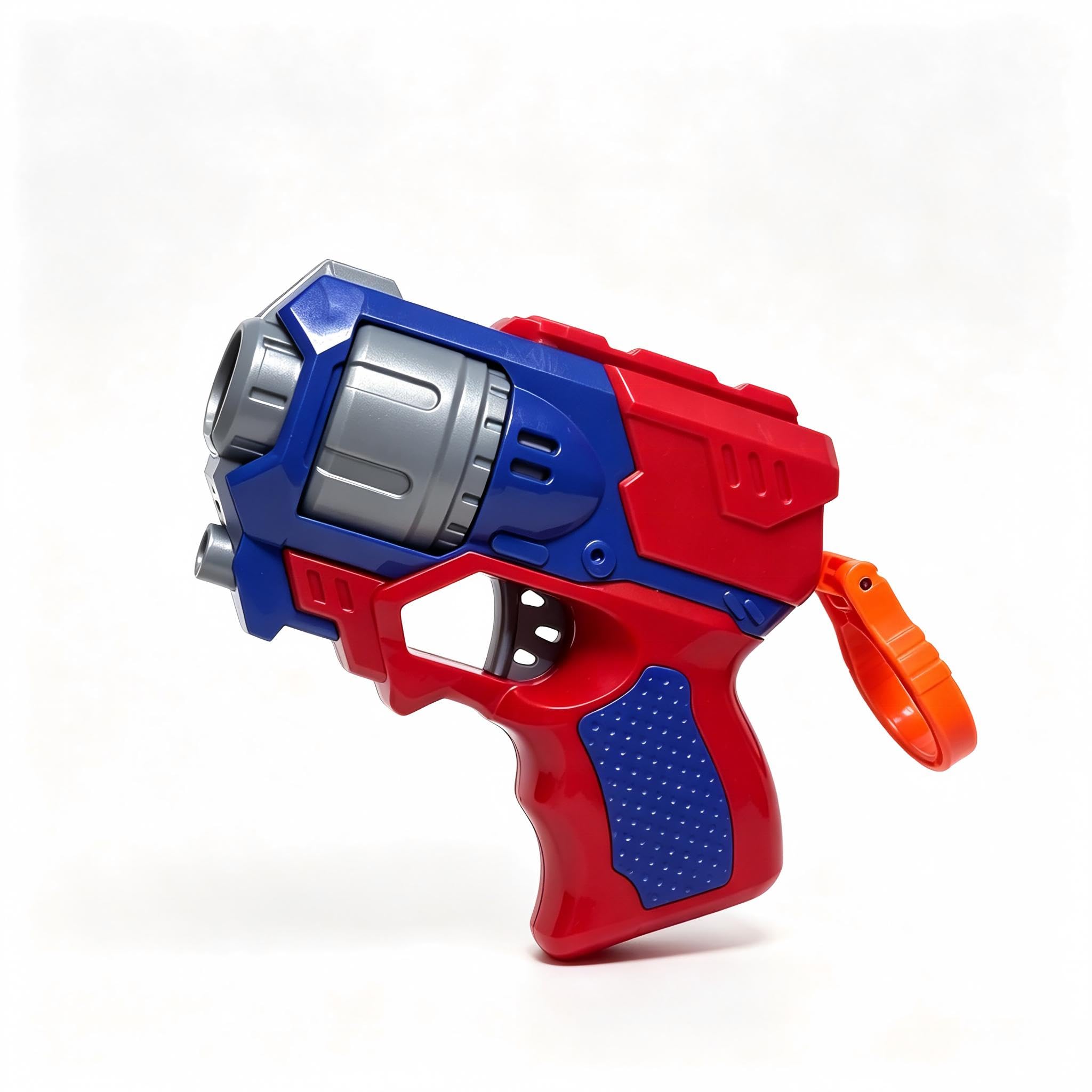 Superhero Foam Dart Blaster Gun Toy, 10 Soft Bullets Kids Shooter with Pull & Launch, Dress Up Role Play Gear for Boys Girls Age 3-12, Indoor Outdoor Party Birthday (1Pack)
