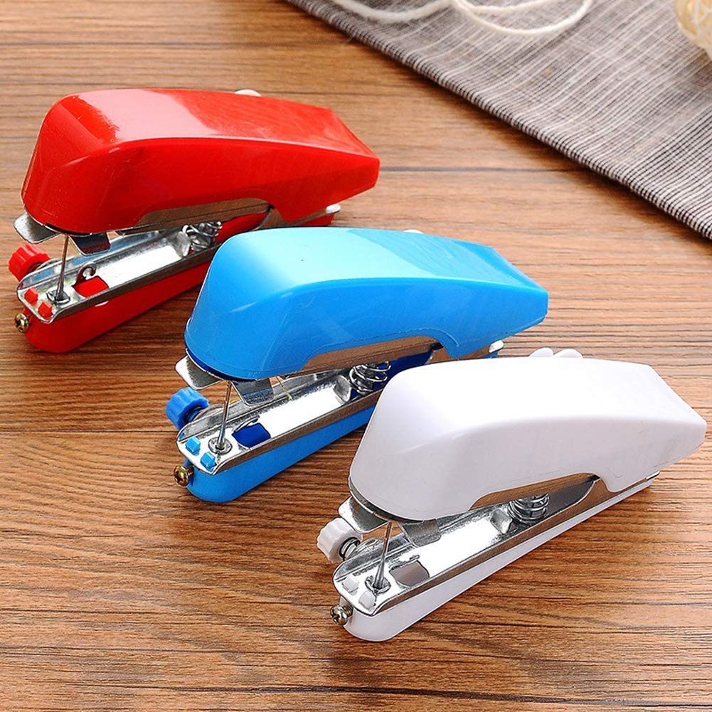 Mini máquina de Coser de Telas de Ropa portátil inalámbrica de Costura portátil (Color Aleatorio)