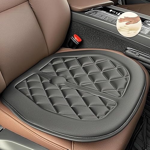 Big Ant Cojín de asiento de automóvil, cómodo cojín de espuma viscoelástica para asiento del conductor que mejora la vista de conducción, ciática y