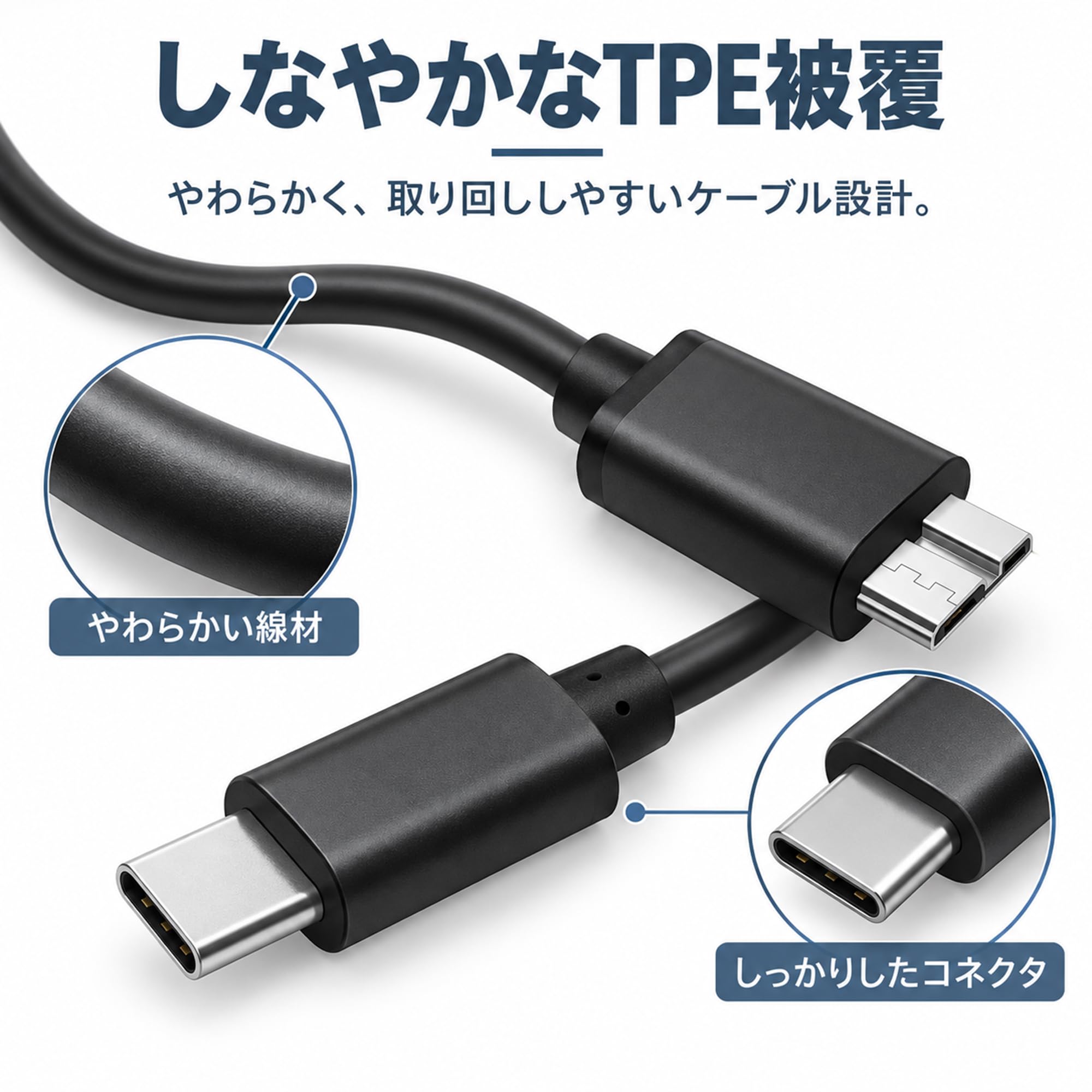 外付けハードディスク 3TB USB-C USB3.1 Amazon.co.jp: USB Type-C to USB 3.0 Micro-B ケーブル 1m 5Gbps対応