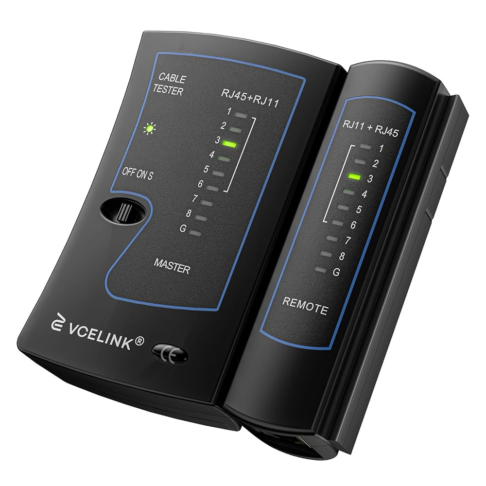 ネットワークケーブルテスター LAN電話用 ラン ワイヤテストツール 黒 Amazon.co.jp: LANケーブル テスター ケーブル テスター