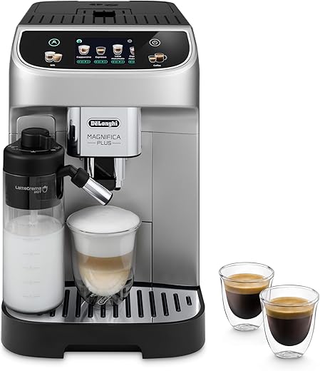 DE BESTE DE'LONGHI MAGNIFICA PLUS ECAM322.70.SB VOLAUTOMATISCHE ESPRESSOMACHINE MET LATTECREMA-MELKSYSTEEM VOOR AUTOMATISCHE CAPPUCCINO