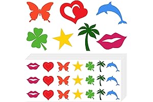 210 Pcs Perforated Tanning Stickers for Girls Self Adhesive Body Stickerss 7 Styles