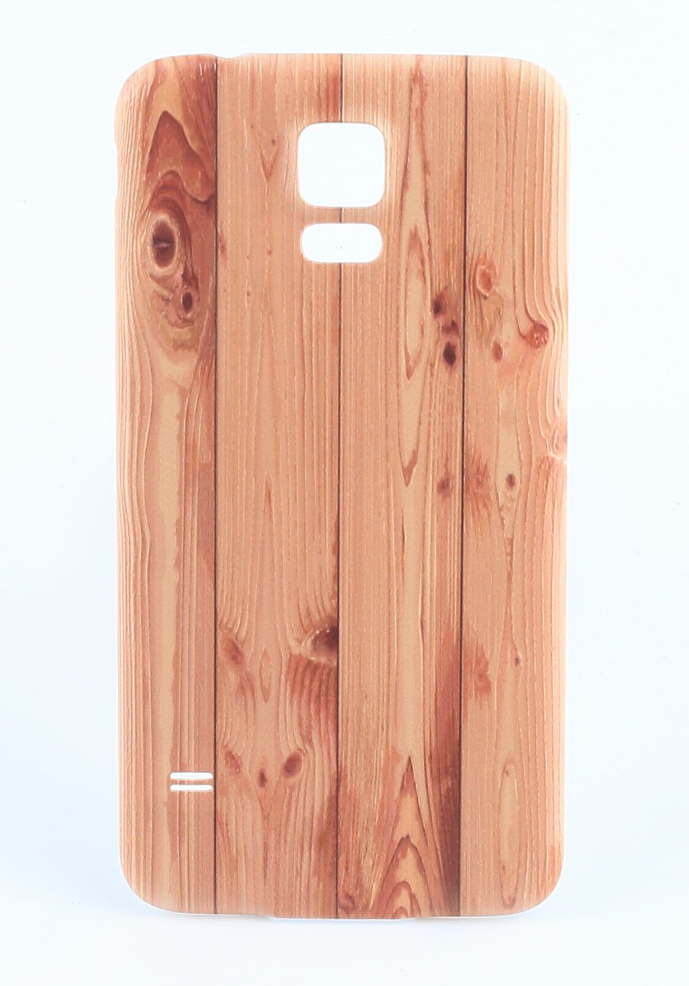 Samsung Galaxy S5 Battery Cover [with Rubber Seal Waterproof Gasket], Wooden Grain Texture Housing Replacement Plastic Back Cover Case for Samsung Galaxy SV S5 i9600 G900 (Brown)