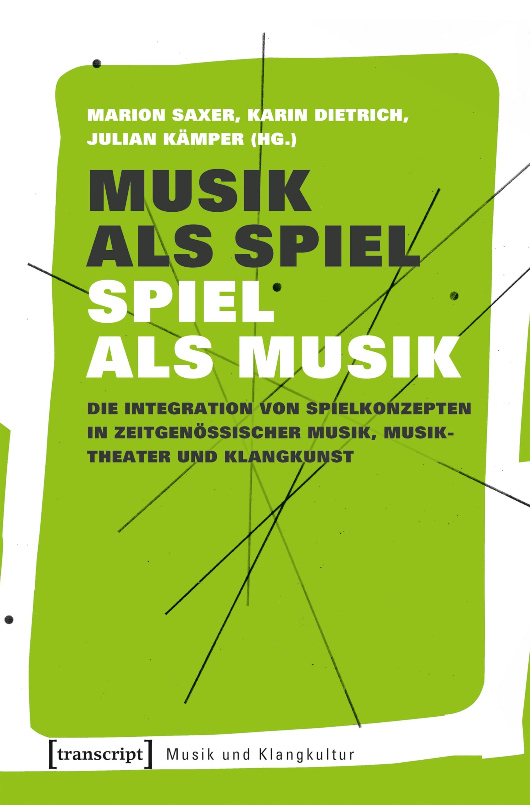 Musik als Spiel théâtre musical allemand art sonore contemporain livre de musicologie