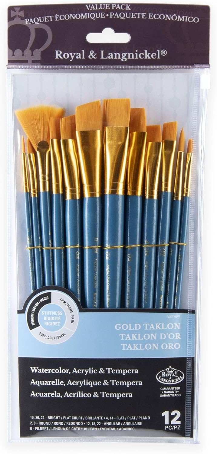 Royal Brush Manufacturing Royal and Langnickel Zip N' Close Brush Set