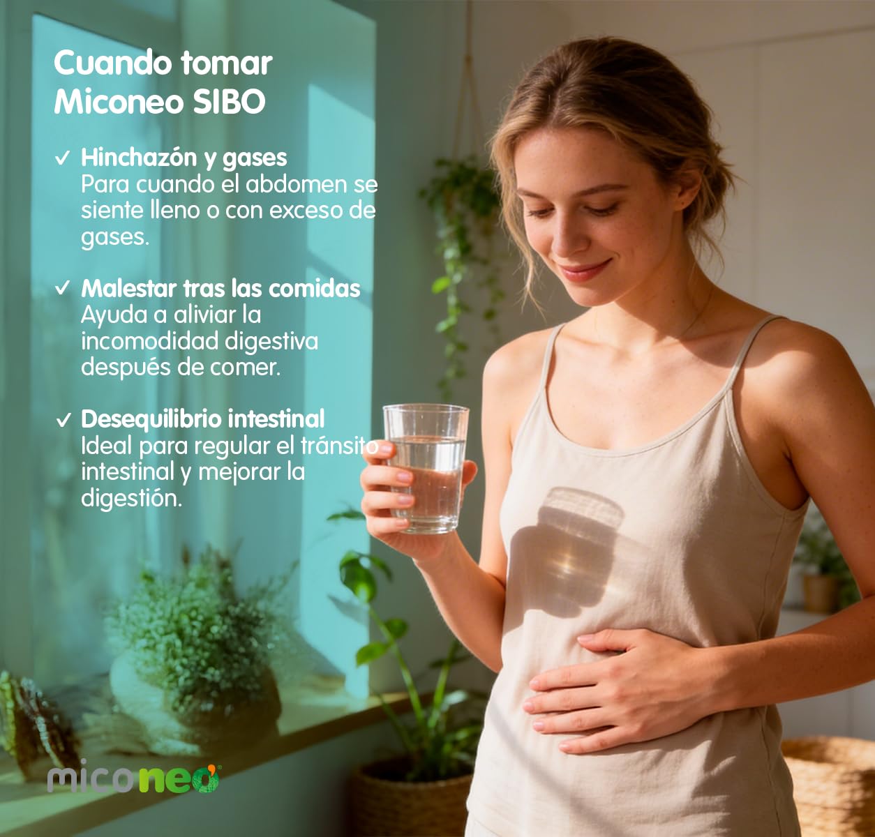 MICO NEO - Complemento Alimenticio con Melena de León y Saccharomyces Boulardi - Probiótico Natural para Afecciones Intestinales