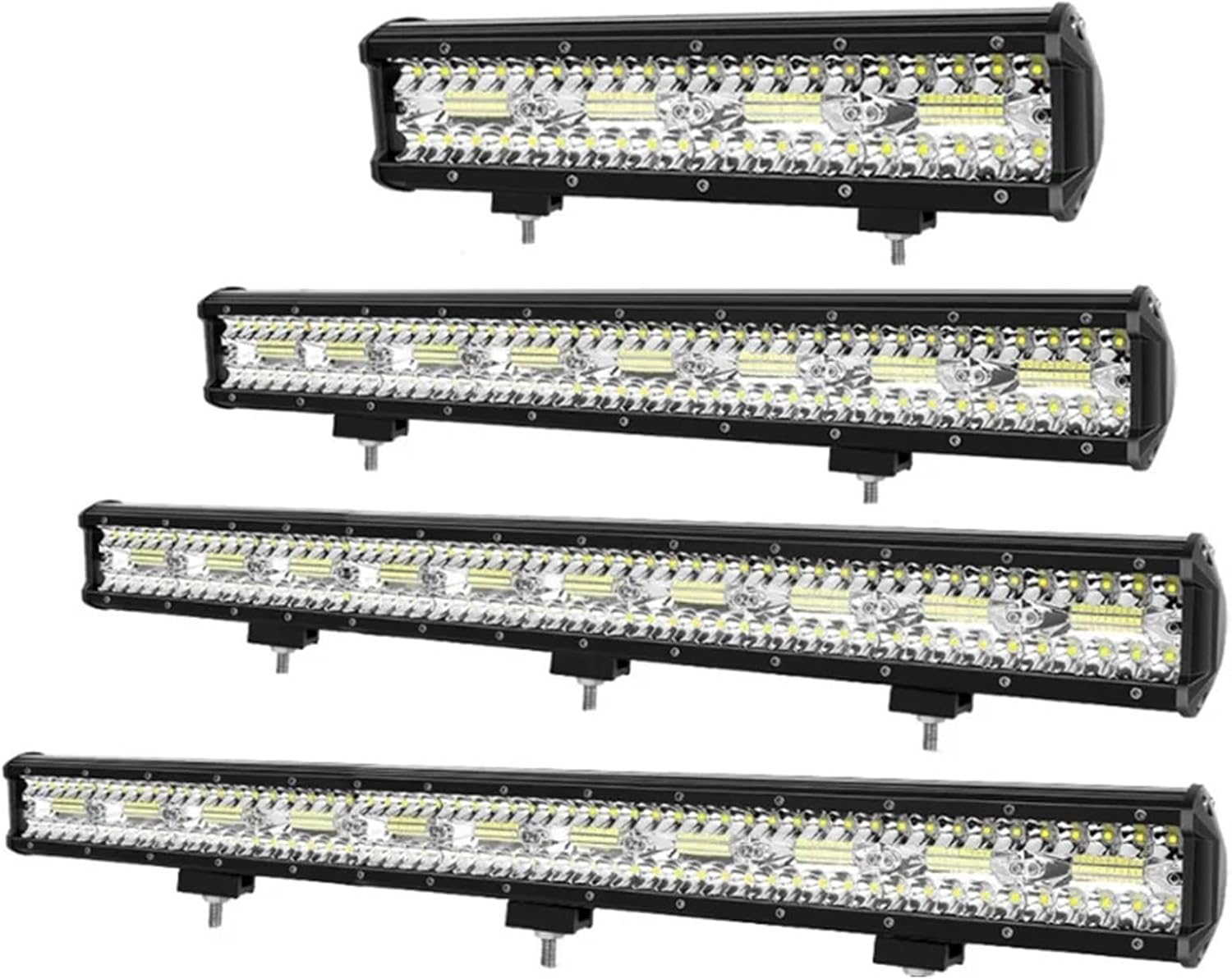 4-20inch LED Bar Off Road 12V 24V Combo LED Light Bar Work Light for Car Truck Suv Led Bulbs 4x4 Atv LED Lightbar Headlight(1Pcs 300W LED Bar)