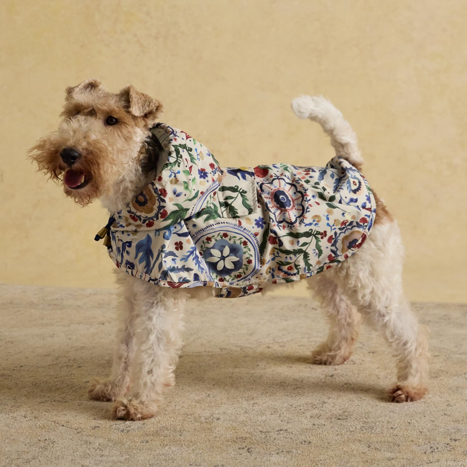 Joules Festival Floral Packaway Jacket - Medium
