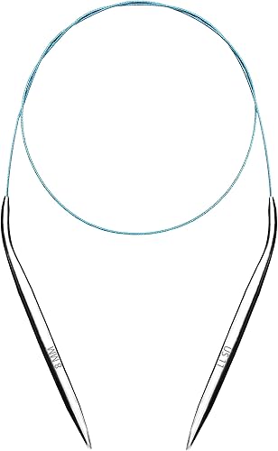 Agujas de tejer tamaño 11 agujas de tejer circulares del metal de 40 pulgadas inoxidables