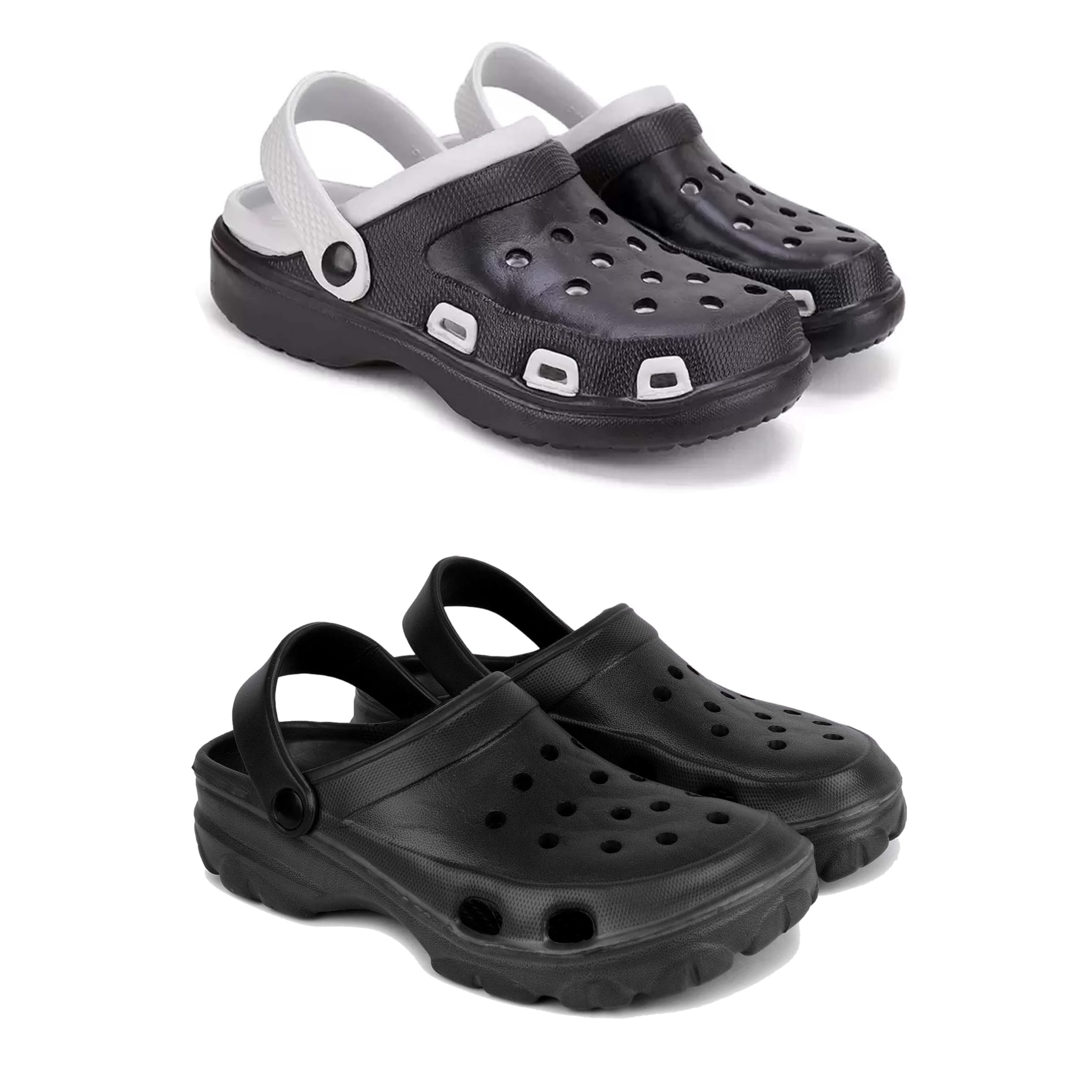 Men's Sandals Clogs| Lightweight Wear| Stylish & Easy to Wear For Men's PCV-SAN-(2-COMBO)-3018-3123