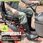Pioneer Bottes de travail - Lourds PVC Bottes de sécurité pour les hommes et les femmes