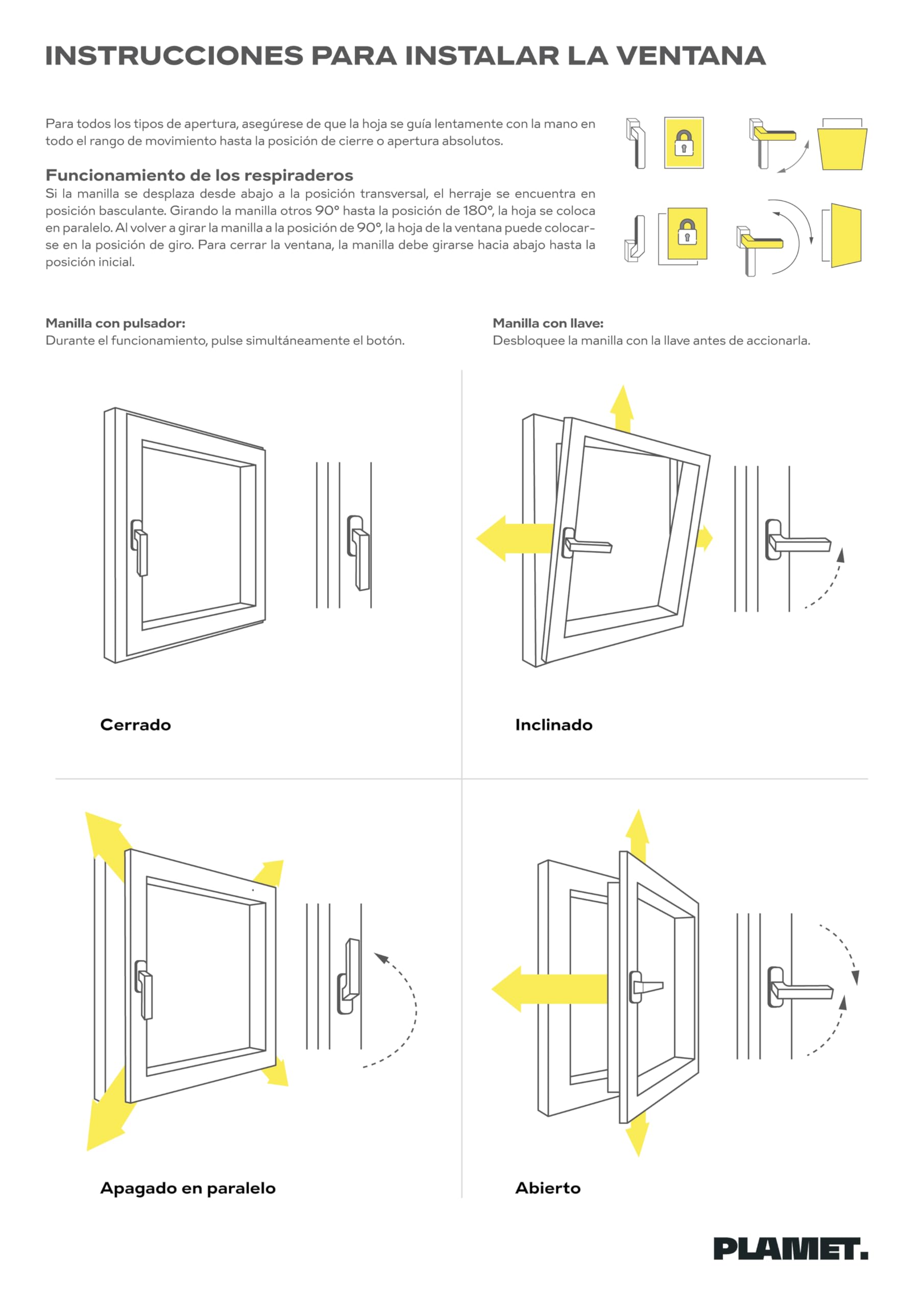 Ventana de PVC - Ventana de Plástico - Resistente a las Influencias Ambientales - Protección Contra Robo - Aislamiento Contra Ruido, Viento - Roble Dorado - 800x500cm - 4-16ar-4i