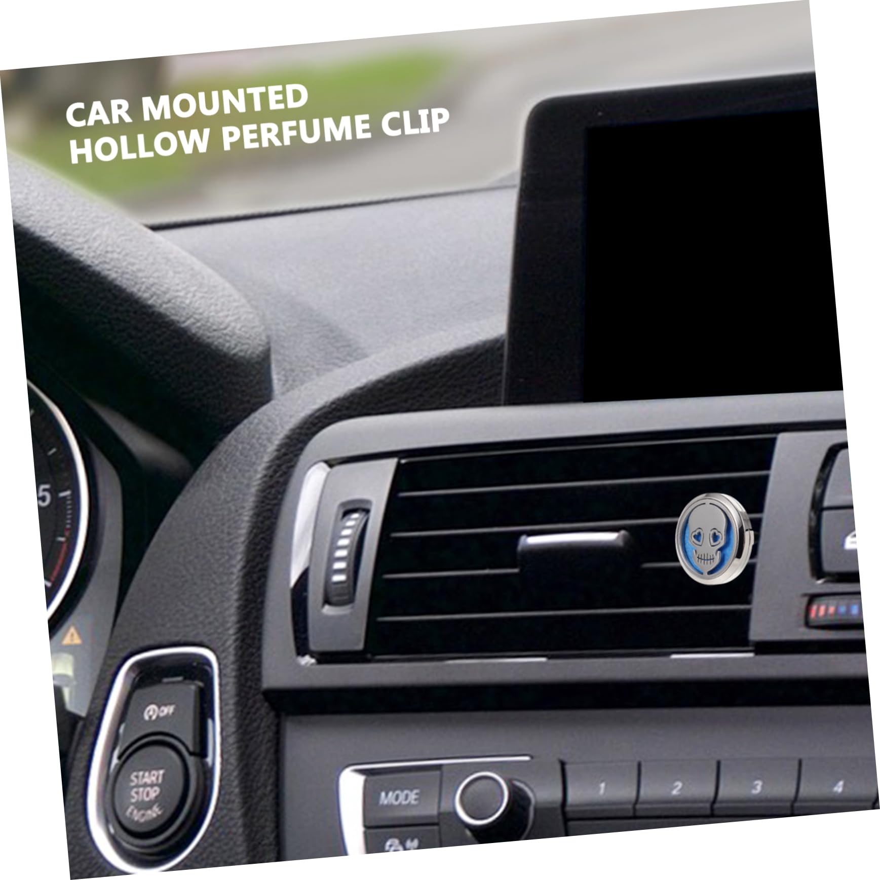 PartyKindom 5St Auto Aroma therapie clip auto auto zubehör Duftspender für Auto Auto-Innendekoration armaturenbrett dekorationen Autoclip auto lüftungsclip Rostfreier Stahl
