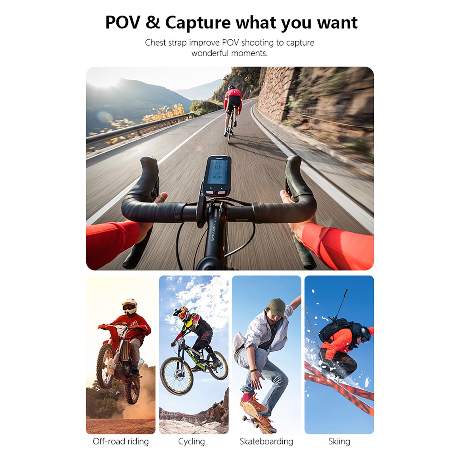 Soporte de Correa de Pecho para dji Osmo Nano Action 6 Pro, Arnés Portátil con Soporte Magnético, Base Adaptadora de Liberación Rápida para Cámara