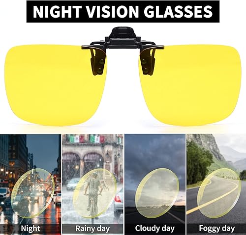 Miniatura 2 de JM Lentes de sol polarizados con clip sin marco para lentes graduados