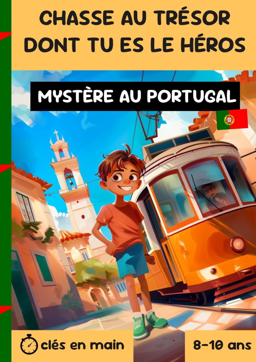 Chasse au Trésor dont tu es le Héros : Portugal: Kit complet | Pour enfants filles et garçons 8 à10 ans | parfait pour vacances et anniversaire