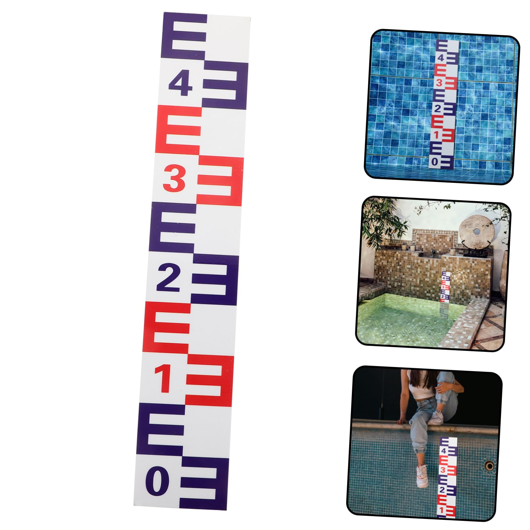 Self Adhesive Water Depth Tape Homoyoyo 2pcs Self-Adhesive s Water ...