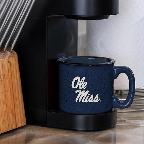 Miniatura 130 de Rico Industries NCAA Utah Utes - Taza de café personalizada de 12 onzas con logotipo grabado con láser profundo, taza de cerámica para acampar con