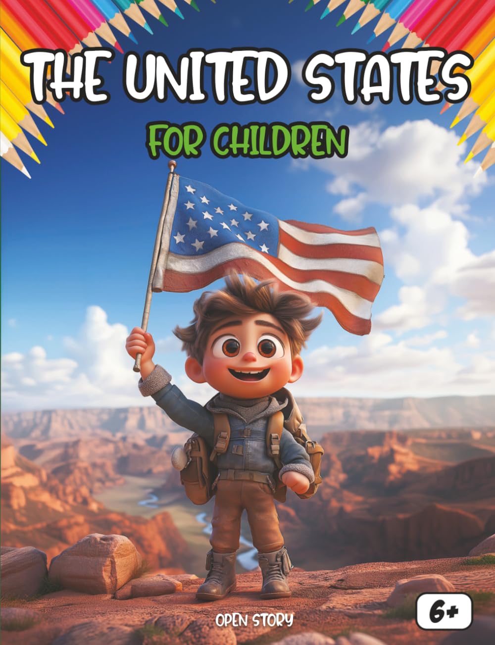 The United States for Children: A Journey Through a Land of Wonders, Inventions, and Endless Horizons: Explore Breathtaking Landscapes, Iconic ... - Includes Fun Quiz and Coloring Pages