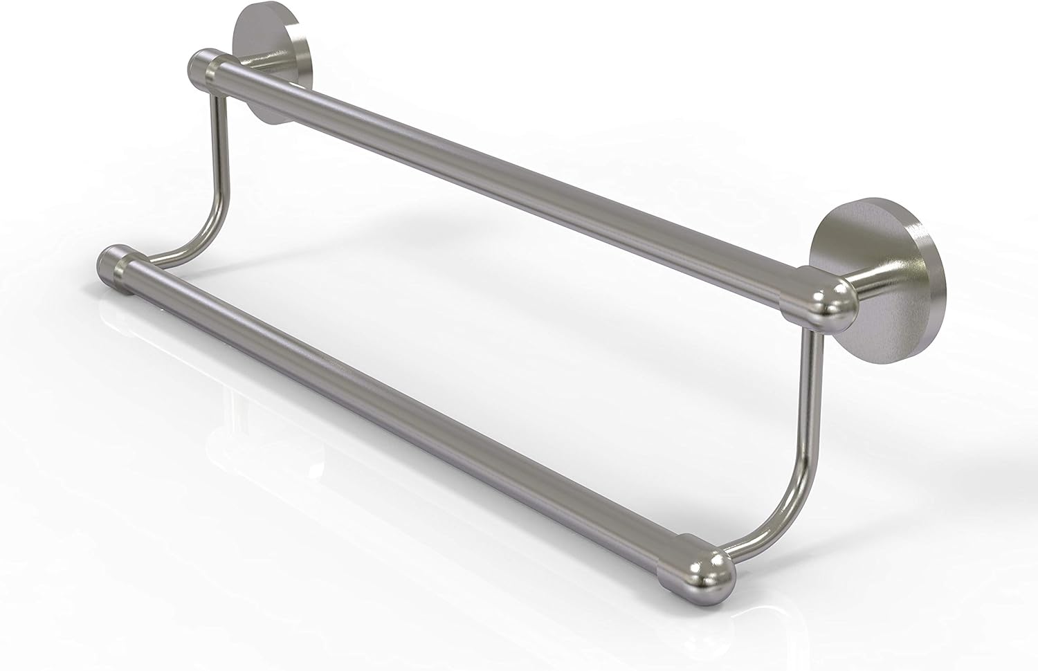 Allied Brass TA-72/24 Tango Collection 24 Inch Double Towel Bar, Satin Nickel