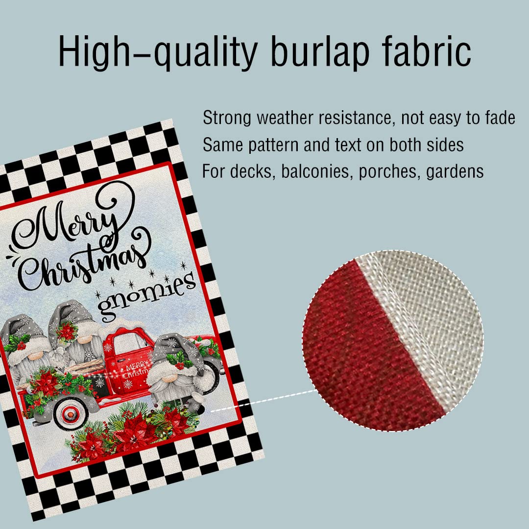 Drapeau De Jardin Merry Christmas - Petits Arbres De Noël D