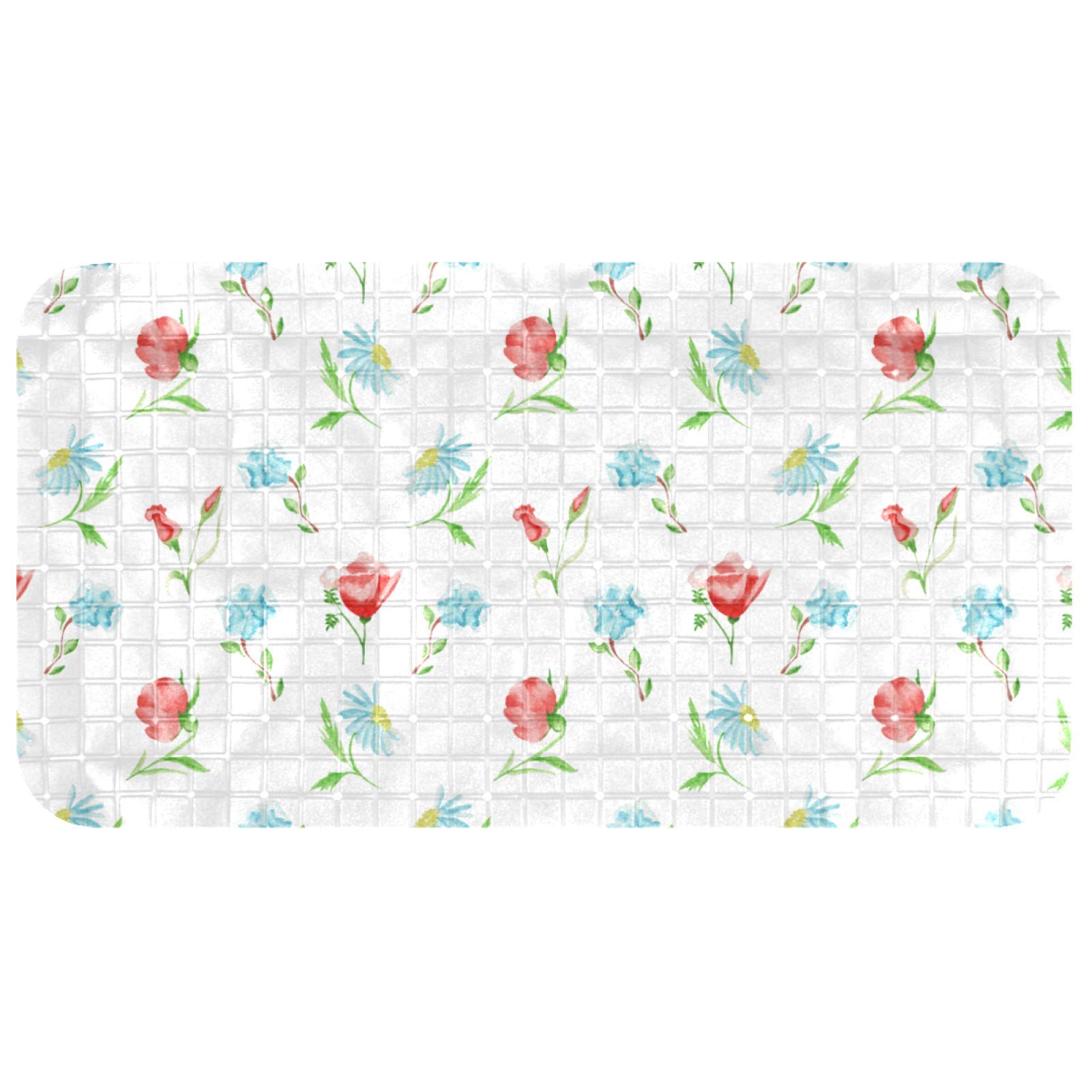 Tapis de bain de 68,3 x 37,3 cm pour massage antidérapant