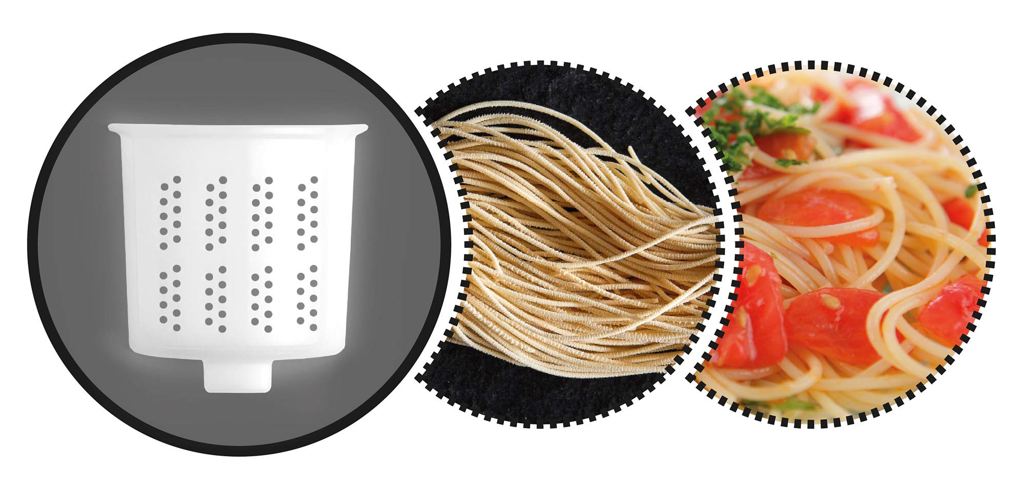 Riviera&bar PMP500-4 Programas - Máquina automática de pasta de metal para secado rápido, tornillos de acero inoxidable - Todos los tipos de pasta de casa - 39 x 35,5 x 23 cm