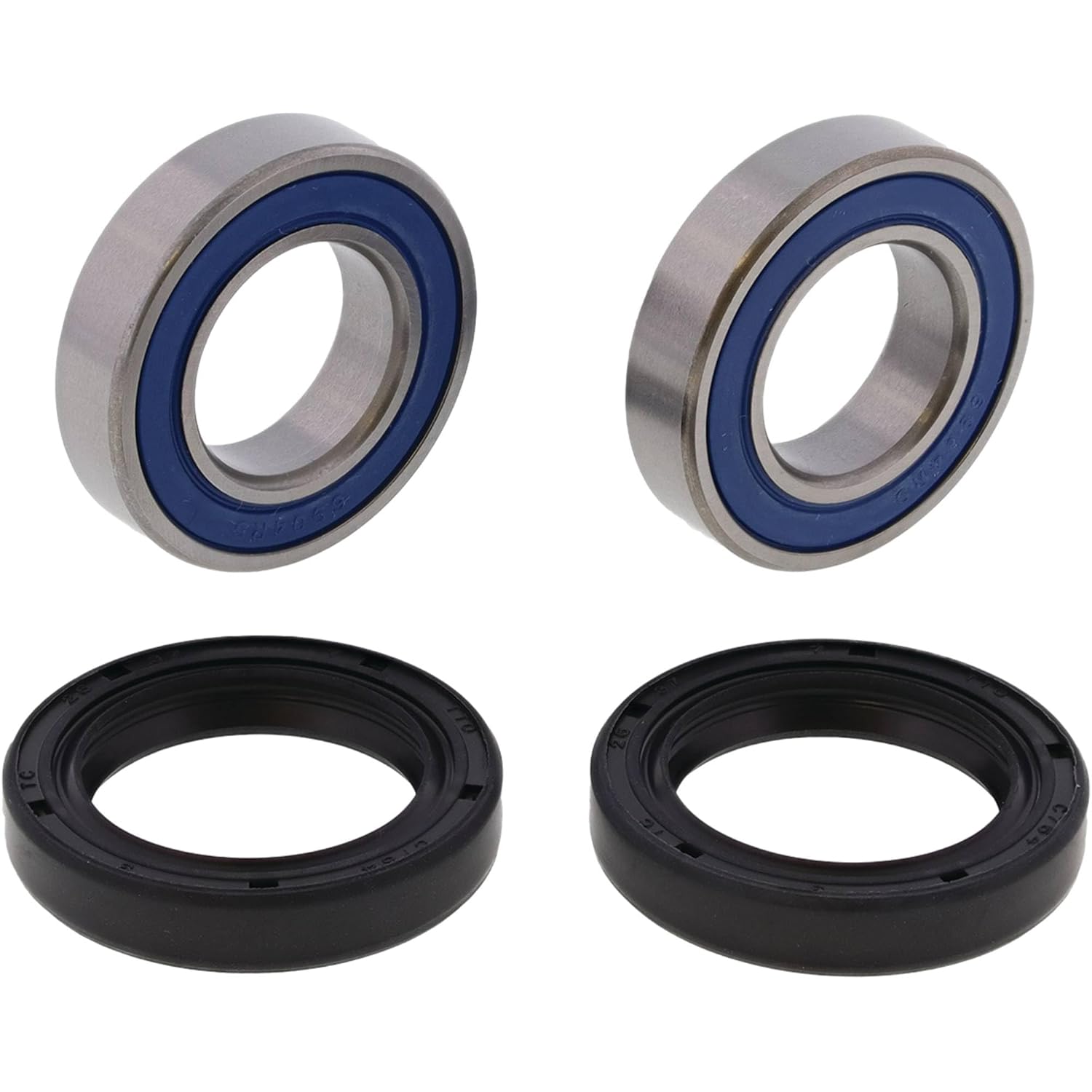 All Balls Racing Wheel Bearing Seal Kit 25-1081 Compatible with/Replacement for Honda CR125R 1995-2007, CR250R 1995-2007, CR500R 1995-2001, CRF250R 2004-2018, CRF450R 2002-2018