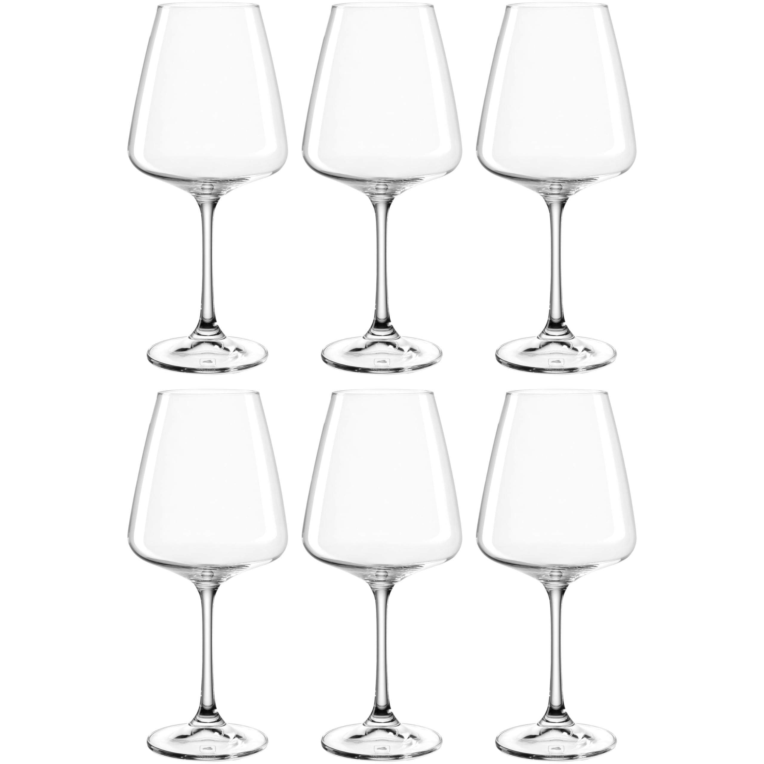 LEONARDO HOME Paladino 066310 Lot de 6 verres à vin blanc avec pied tiré, passent au lave-vaisselle, 540 ml