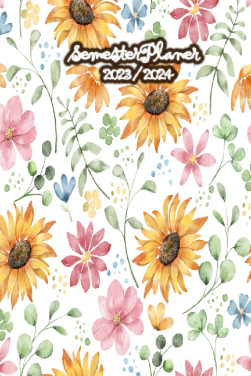 Semesterplaner 2023/2025 Uni und Studienplaner mit Notenliste