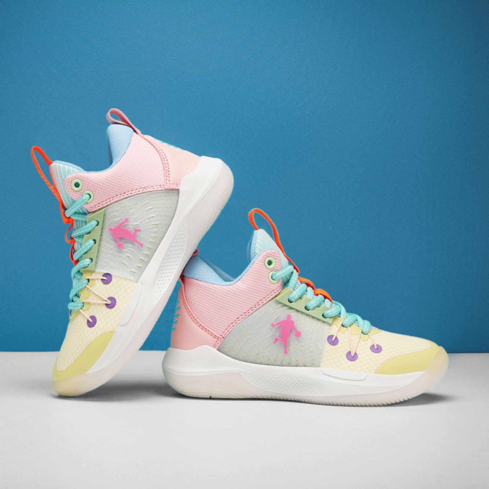 Ucilxi New Children's high top Basketball Shoes White Yellow