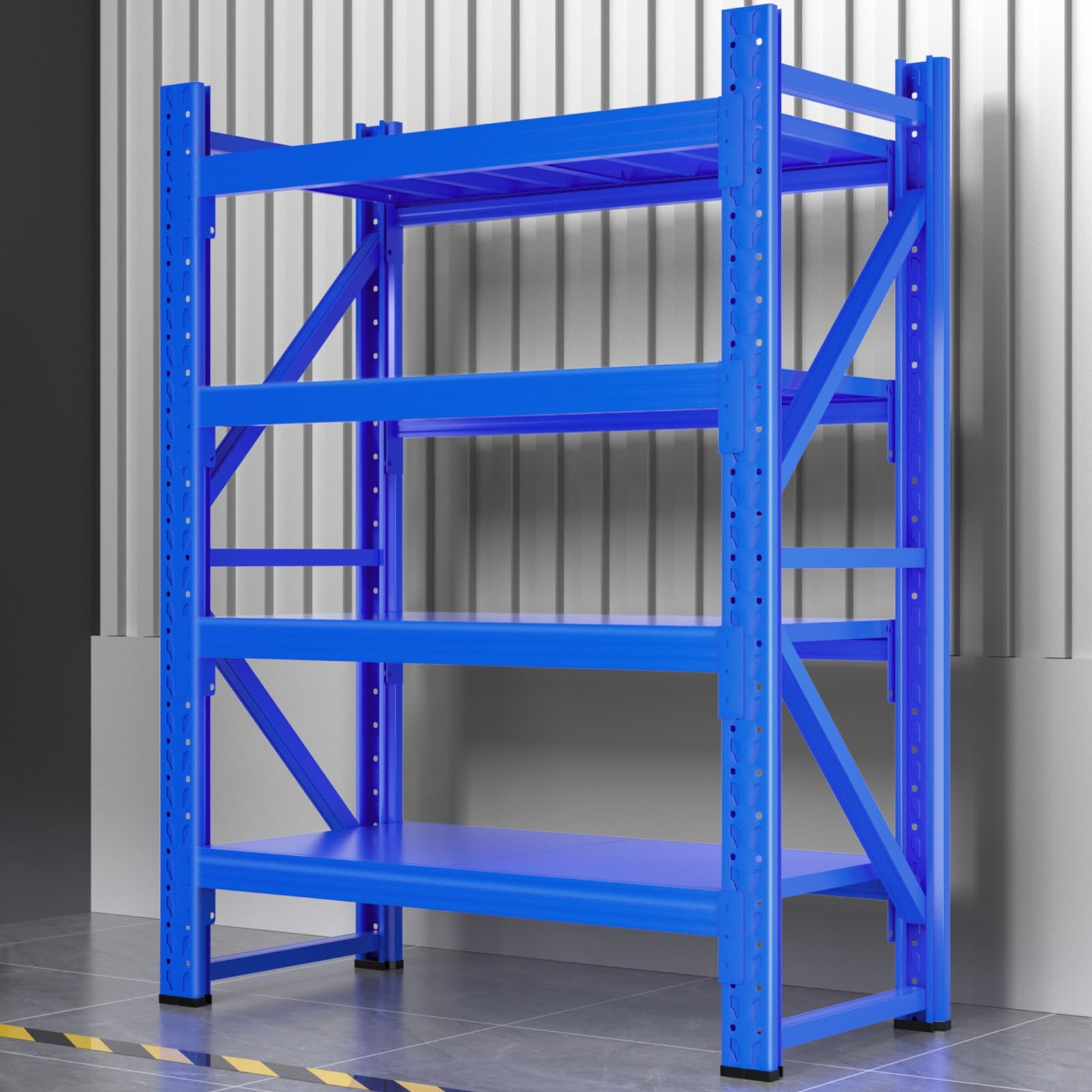 Amazon.com: DKPLOE 4-Tier Metal Garage Shelving Unit Storage