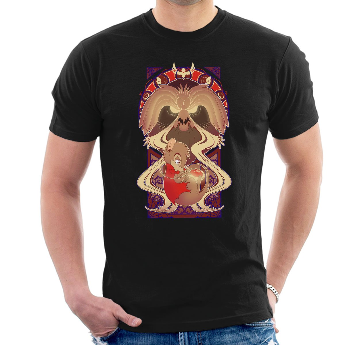 Cloud City 7 Men's Black The Art Of Secrets The Secret Of Nimh T-Shirt