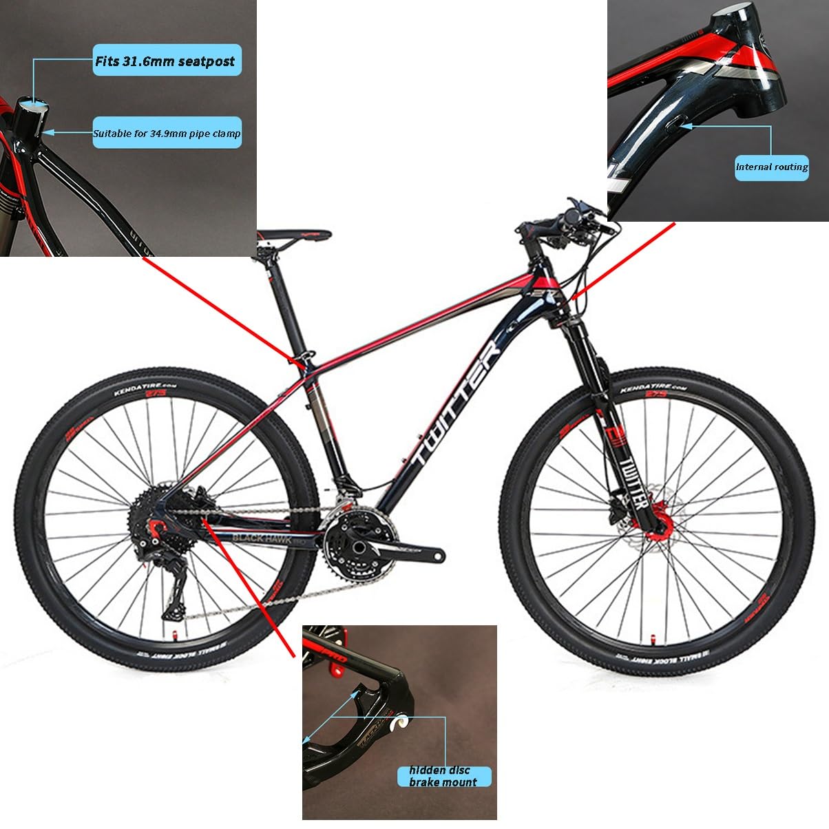 Lowrider Bike 26 Beach Cruisers Frame Burgundy.