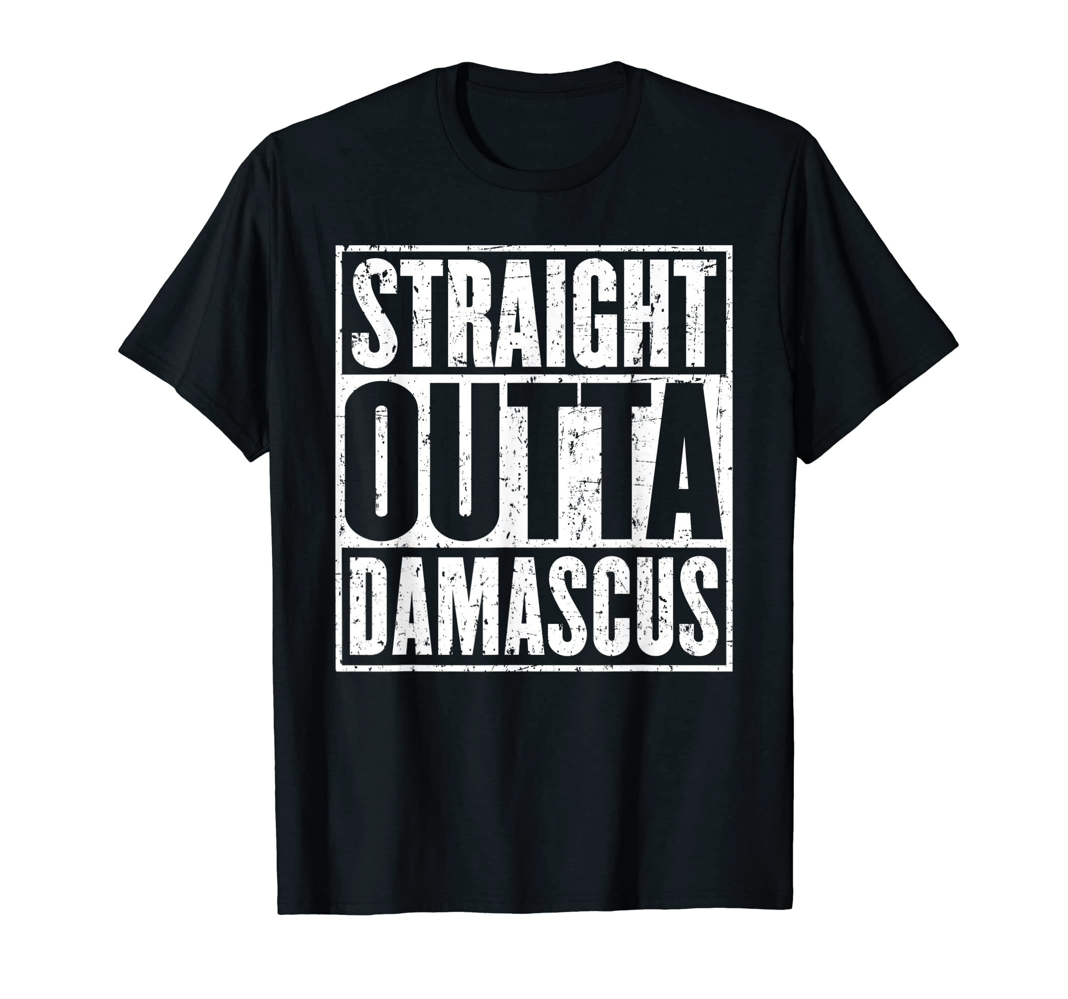 Straight Outta DamascusVintage Distressed T-Shirt