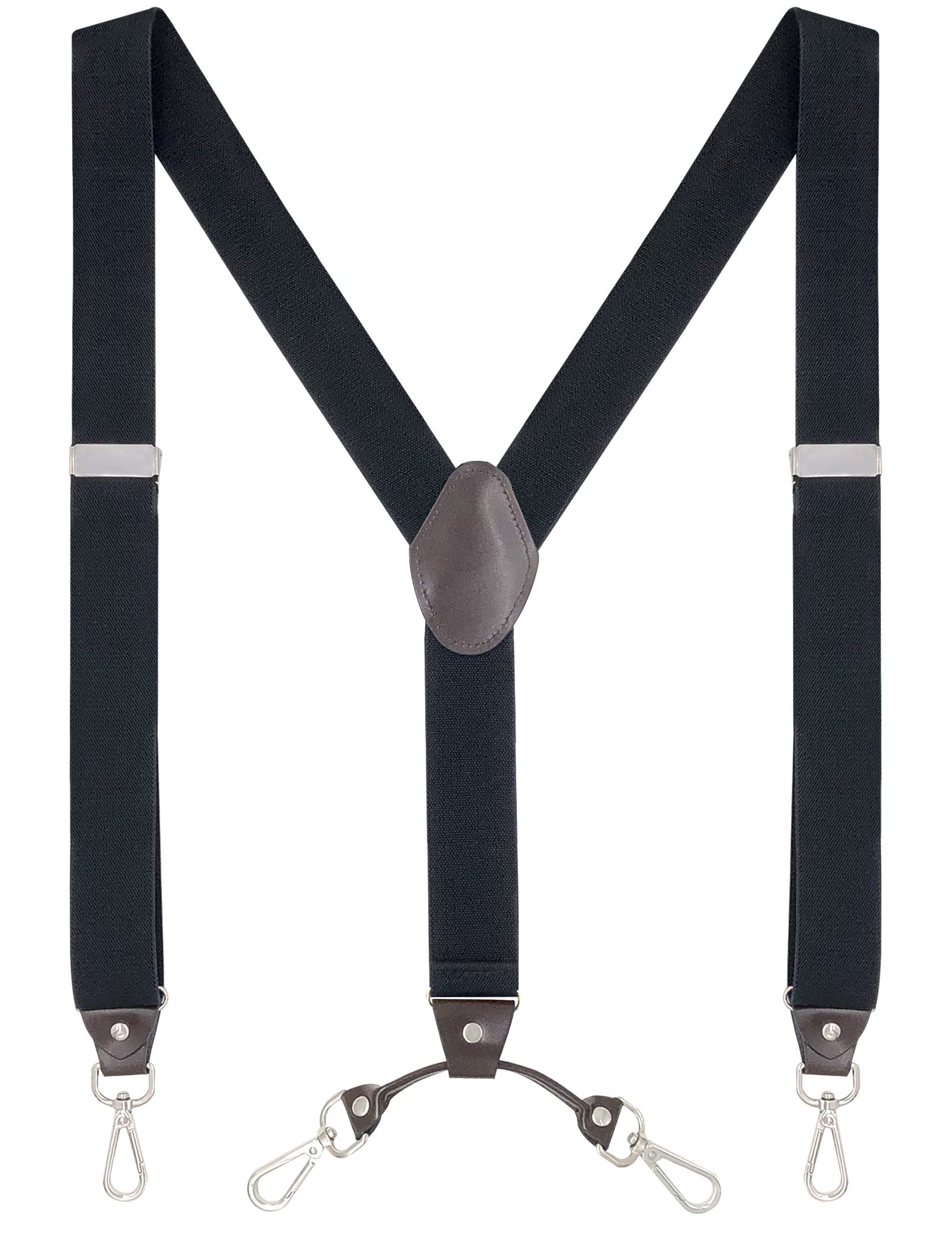 Bretelle da uomo extra forti 3,5 cm di larghezza con gancio girevole Heavy Duty Men Braces